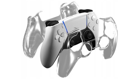 Przeźroczyste Etui Silikonowe na Pad PS5 DualSense FlashFire P801 Obudowa