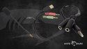 Słuchawki Gamingowe White Shark OX RGB 50mm Mikrofon GH-2140 2x Jack + USB