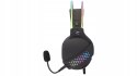 Słuchawki Gamingowe White Shark OX RGB 50mm Mikrofon GH-2140 2x Jack + USB