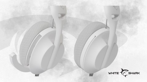 Słuchawki Gamingowe White Shark Parrot White/Grey USB 7.1 do PC/Konsoli