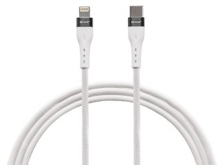 Kabel Tracer USB C Lightning 1 m biały 60W szybkie ładowanie iPhone iPad
