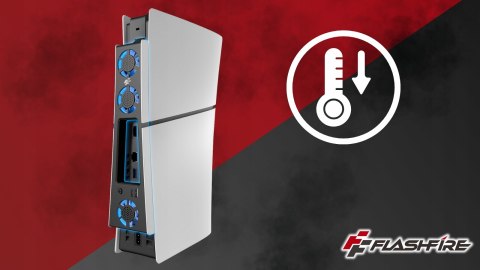 Wentylator chłodzący FlashFire P703 Ultra PlayStation 5 PS5 Slim USB 3xFan