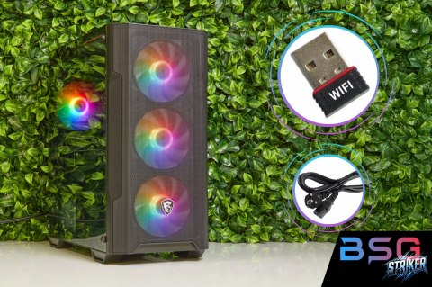 BSG Striker V1 Intel Core i7 NVIDIA GeForce RTX 3050 16GB DDR3 2000GB SSD Windows 10 Pro