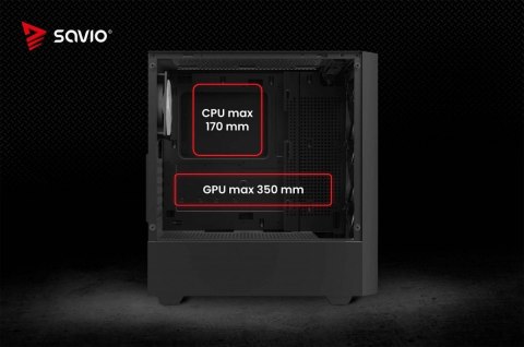 Savio Obudowa komputerowa NOCTIS FLOW X1