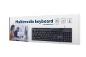 Gembird Klawiatura KB-UM-108 multimedialna
