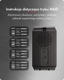 IcyBox Obudowa IB-RD3720-CU3 RAID 2x2,5/3,5 SATA HDD