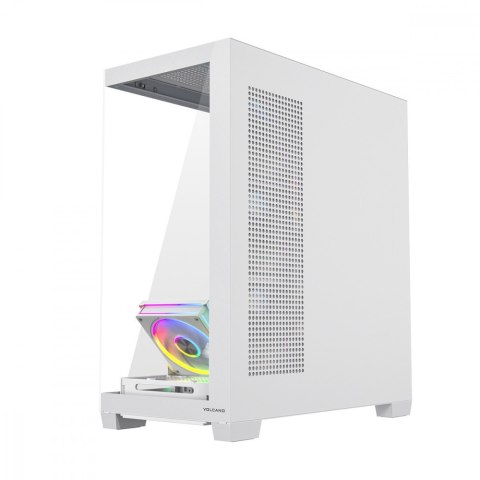 MODECOM Obudowa PC VOLCANO STELLAR PLUS ARGB MIDI 5F Biała