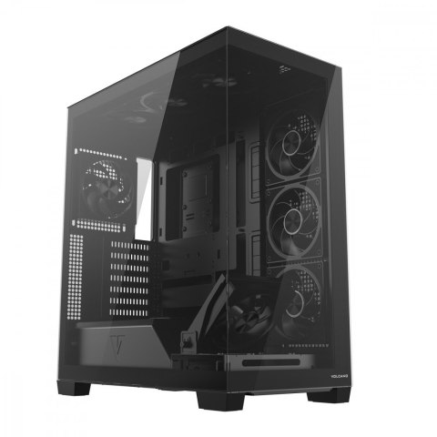MODECOM Obudowa PC VOLCANO STELLAR PLUS ARGB MIDI 8F Czarna