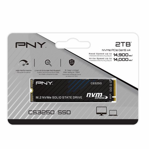 PNY Dysk SSD 2TB M.2 2280 PCi5.0 M280CS3250-2TB-TB