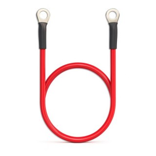 Qoltec Przewód akumulatorowy z oczkiem M8 60 cm 10AWG czerwony wytrzymały