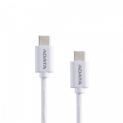 Adata Kabel USB-C do USB-C 2.0/100W 100cm biały