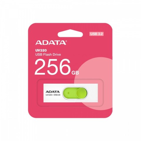 Adata Pendrive UV320 256GB USB3.2 biało-zielony
