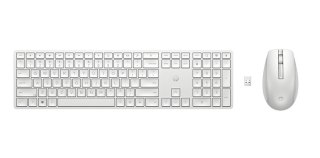 HyperX Zestaw klawiatura i mysz 650 bezprzewodowy biały 4R016AA#ABB