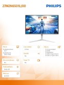 Philips Monitor 27M2N6501L 26.5 cala QD OLED 240Hz HDMIx2 DP Pivot