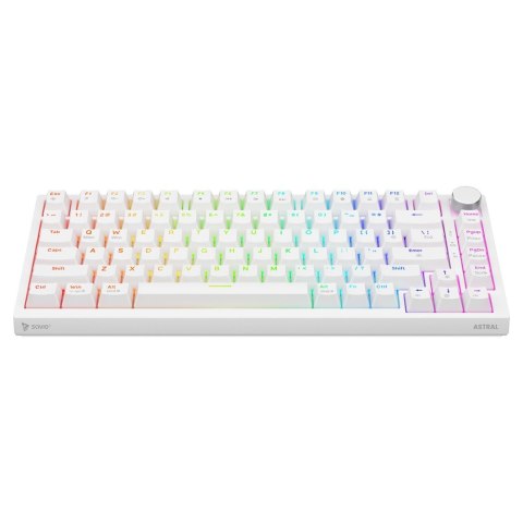 Savio Klawiatura magnetyczna ASTRAL White OUTEMU White jade RGB