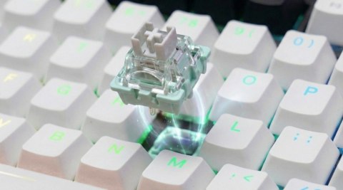 Savio Klawiatura magnetyczna ASTRAL White OUTEMU White jade RGB