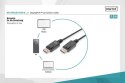Digitus Kabel połączeniowy DisplayPort z zatrzaskami 1080p 60Hz FHD Typ DP/DP M/M czarny 3m