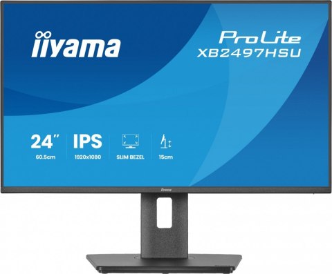 IIYAMA Monitor 24 cali XB2497HSU-B1 IPS, FHD, HDMI, DP, 120Hz