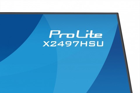IIYAMA Monitor ProLite 23.8 cala X2497HSU-B1 IPS,FHD,HDMI,DP,120Hz,350CD,2xUSBv3.2, 2xUSB-C, GW 5lat
