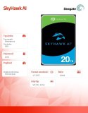 Seagate Dysk twardy SkyHawk AI 20TB 3,5 cala 512MB ST20000VE004