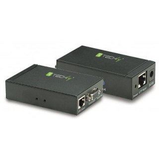 Techly Extender VGA po kablu Cat5e/6 do 300m z audio