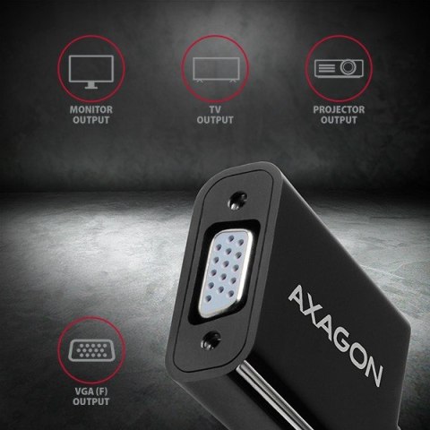 AXAGON RVD-VGN Adapter DisplayPort -> VGA FullHD 1920x1200
