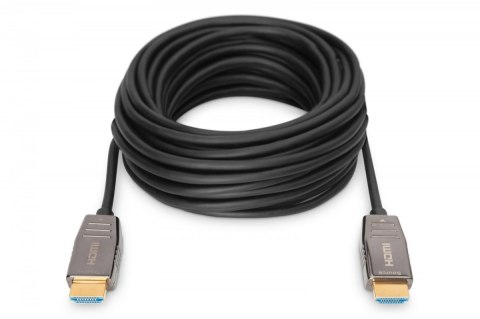 Digitus Kabel połączeniowy hybrydowy AOC HDMI 2.1 Ultra High Speed 8K/60Hz UHD HDMI A/HDMI A M/M 30m Czarny