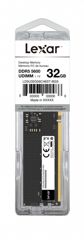 Lexar Pamięć DDR5 32GB(1*32GB)/5600 CL46