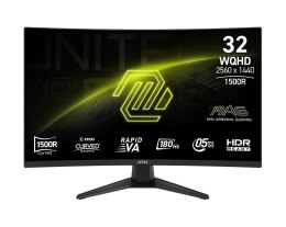 MSI Monitor MAG 321CUPDF 31.5 cala LED/WQHD/LED/Curved/180Hz/czarny