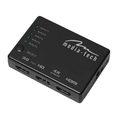 Media-Tech Przełącznik HDMI SWITCH 4K MT5207