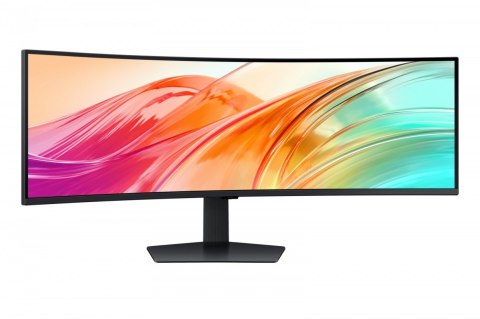 Samsung Monitor 49 cali ViewFinity S95UF VA 5120x1440 DQHD 32:9 2xHDMI 1xDP 1xUSB-C 1xUSB-B 3xUSB-A 5ms 120Hz zakrzywiony głośniki 3YOn-