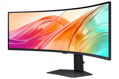 Samsung Monitor 49 cali ViewFinity S95UF VA 5120x1440 DQHD 32:9 2xHDMI 1xDP 1xUSB-C 1xUSB-B 3xUSB-A 5ms 120Hz zakrzywiony głośniki 3YOn-
