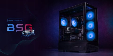 BSG Striker V20 AMD Ryzen 5 NVIDIA GeForce RTX 5060 16GB DDR4 512GB SSD (M.2) Windows 11