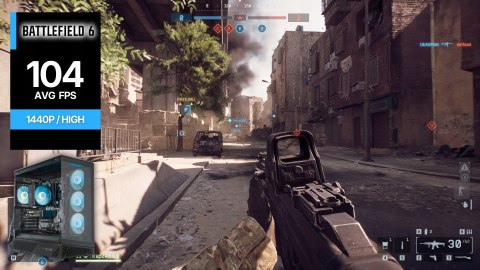 BSG Striker V20 AMD Ryzen 5 NVIDIA GeForce RTX 5060 16GB DDR4 512GB SSD (M.2) Windows 11