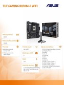 Asus Płyta główna TUF GAMING B850M-E WIFI 4DDR5 DP/HDMI mATX
