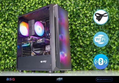 BSG Striker V19 AMD Ryzen 5 AMD Radeon RX 9060 XT 16GB DDR4 512GB SSD (M.2) Windows 11