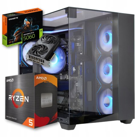 BSG Striker V21 AMD Ryzen 5 NVIDIA GeForce RTX 5060 16GB DDR4 512GB SSD (M.2) Windows 11