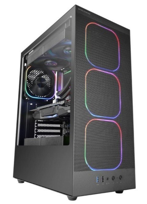 TACENS Obudowa MARS MC-NEBULA BLACK ATX 4xARGB fans