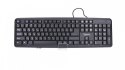 Gembird Klawiatura standardowa USB Cyrylica KB-U-103-RU czarna