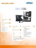 MSI Płyta główna PRO Z890-A WIFI s1851 4 DDR5 HDMI/DP ATX