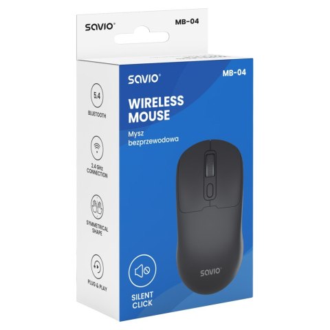 Savio Mysz bezprzewodowa MB-04 2.4 GHz