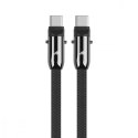 TB Kabel 2w1 USB C smycz 1m czarny