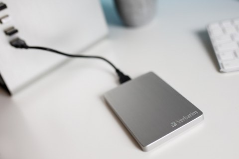 Verbatim Dysk zewnętrzny 1TB ALU Slim USB 3.0 53663