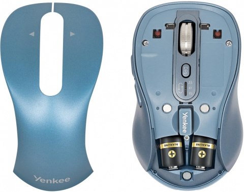 YENKEE Mysz bezprzewodowa Dual Bluetooth+USB2,4Ghz YMS 2010BE GYRO