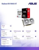 Asus Karta graficzna Radeon RX 9060 XT DUAL-RX9060XT-16G-WHITE