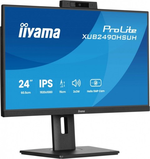 IIYAMA Monitor 24 cale XUB2490HSUH-B2 + Norton Small Business card 250G PL