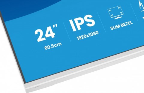 IIYAMA Monitor ProLite 23.8 cala XB2497HSU-W1 IPS,FHD,HDMI,DP,120Hz,350CD,2xUSBv3.2, 2xUSB-C, GW 5lat, HAS 150/PIVOT, BIAŁY