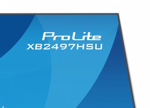 IIYAMA Monitor ProLite 23.8 cala XB2497HSU-W1 IPS,FHD,HDMI,DP,120Hz,350CD,2xUSBv3.2, 2xUSB-C, GW 5lat, HAS 150/PIVOT, BIAŁY