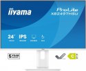 IIYAMA Monitor ProLite 23.8 cala XB2497HSU-W1 IPS,FHD,HDMI,DP,120Hz,350CD,2xUSBv3.2, 2xUSB-C, GW 5lat, HAS 150/PIVOT, BIAŁY