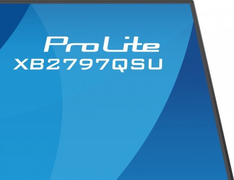IIYAMA Monitor ProLite 27 cali XB2797QSU-B1 IPS,QHD,2xHDMI,DP,350cd,75Hz,1000:1, USB HUB,x4 ((2x Type-A v.3.2 Gen 1 (5Gbps, 4.5W) 